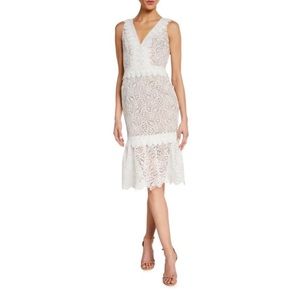 Dress the Population White Lace Everleigh Small
